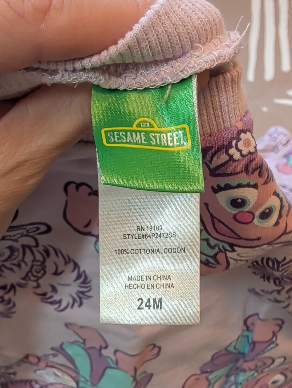 Sesame Street Abby Cadabby Sweatshirt And Joggers Set - Picture 3 of 3